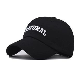 Vintage Washed Cotton Baseball Cap Natural Letter Embroidery Adjustable Outdoor Sun Protection Hat For Men Women