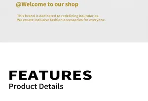 Detailed info panel about fashion moon jewelry set features and brand philosophy