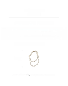 Guide des tailles pour collier de perles multicouche avec détails en alliage et acrylique