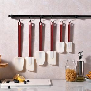 Heat Resistant Silicone Spatulas Nonstick Kitchen Scraping Baking Tools For Cooking Cream Mixing BPA Free Dishwasher Safe