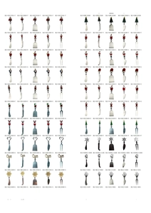 Variety of festive Christmas stainless steel cutlery and wine stoppers collection