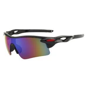 Sports Sunglasses PC Frame AC Rainbow Lens UV400 Protection Cycling Eyewear Outdoor Running Fishing For Men Women