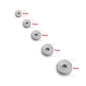 Polished stainless steel spacer beads in 4mm to 8mm sizes for DIY jewelry making