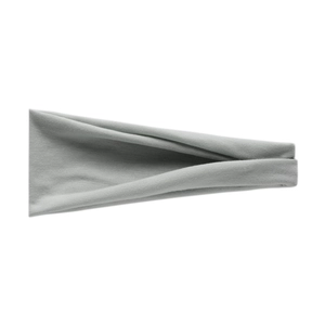 Bandeau de sport gris élastique pour la course, serre-tête de yoga minimaliste mixte