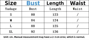 Detailed size chart for the halter hollow-out floral vacation maxi dress showing S to XL