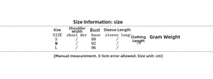 Size chart showing bust and length measurements for the shell halter top in centimeters