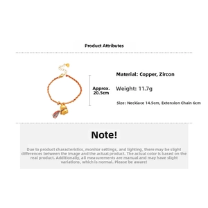 Spécifications du bracelet en corde rouge plaqué or 24K avec pendentif gourde et zircons