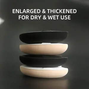 Extra large thick marshmallow makeup sponges for wet and dry foundation application