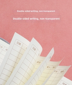 Detail of high-quality inner pages for budget planners with bleed-proof paper