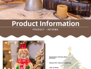 Detailansicht eines Schneemann-Wasserkuppel-Ornaments mit warmer LED und PVC-Material