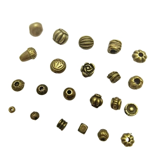 Antique Bronze Alloy Spacer Beads Vintage Metal Loose Bead For DIY Jewelry Making Necklace Bracelet Handcraft Accessory