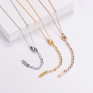 Detailed comparison of 18K GP pendants in silver, gold, and rose gold finishes