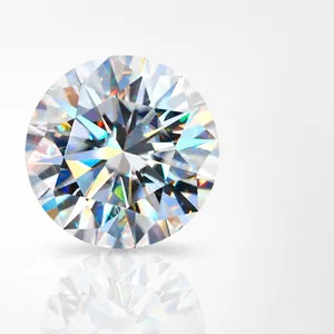 Pierre En Vrac Moissanite Couleur D VVS Taille Brillant Rond Cœurs Et Flèches Avec Certificat GRA Pour Création Bijoux DIY