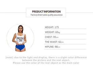 Detaillierte Größentabelle und Modelldaten für Damen Yoga-Laufshorts mit hoher Dehnung