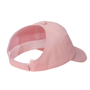 Pink high ponytail baseball cap with back cutout design for women and girls