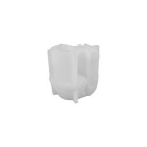 Industrial white resin mold for DIY pig basket candle cup and flower pot crafts