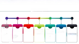 Custom processing flowchart detail view for metal bookmarks and stainless steel office folders.