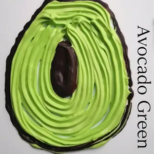 Colla crema simulata 100g verde avocado per artigianato fai da te e decorazione