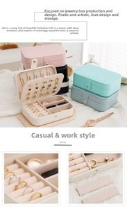 Macro detail of portable jewelry organizer with ring slots and earring storage compartments