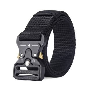 Tactical nylon belt with heavy-duty cobra buckle and 12kN-24kN load-bearing markings