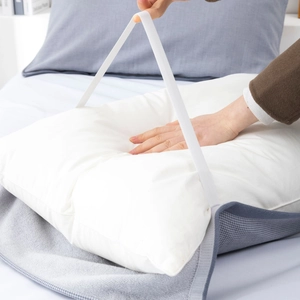 Pure Cotton Gauze Pillow Towel Waffle Weave Plaid Breathable Sweat Absorbent Non Slip Straps Household Soft Bedding