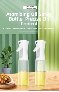 Detailed close-up of 500ml oil sprayer set for precise kitchen oil control