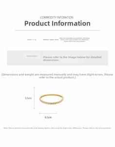 Detail specifications of gold-plated twisted cuff bracelet with copper and zircon material