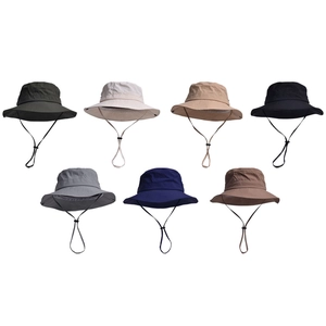 Cappello Da Pescatore Esterno Asciugatura Rapida Impermeabile Protezione Solare Con Cinturino Regolabile Per Trekking Pesca Camping