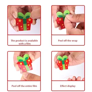 Comment retirer le film protecteur des ornements de cheveux de Noël en acrylique