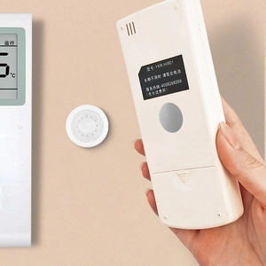 Magnetic circular wall mount holder for power strips and remote controls without drilling