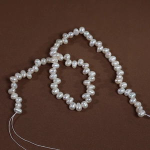 Irregular 4-5mm natural baroque freshwater pearl strands for DIY jewelry making