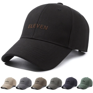 Baseball Cap Cotton Letter Embroidery Adjustable Sun Hat For Men Women Casual Outdoor Sports Breathable Panel Design