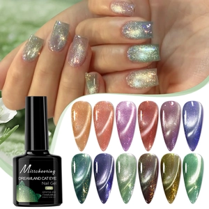 Misscheering Dreamland Cat Eye Nail Gel Magnetic Glitter Polish For UV LED Lamp Soak Off Manicure Nail Art Decoration
