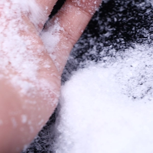 Artificial white snow powder for Christmas scene decoration and photography props