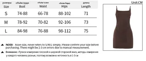 Size guide for the rhinestone bodycon dress in CM including bust waist and hip measurements