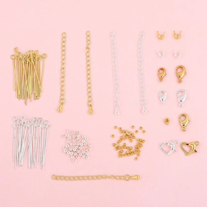 14k gold-filled lobster clasp with extension chain and diy jewelry making components