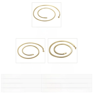 Collier maille serpent plate en largeurs 3mm, 4mm et 5mm avec finition plaquée or poli