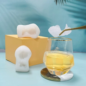 Stampo Per Cubetti Di Ghiaccio Pesce Rosso Silicone Forma Pesce Realistica Vassoio DIY Per Whiskey Cocktail Bevande Fredde Cucina