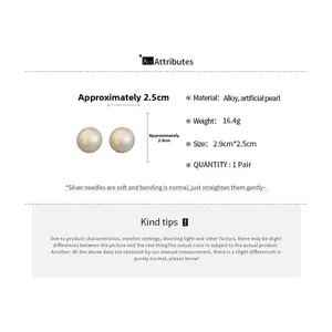 Tableau de mesure détaillé pour boucles d'oreilles perles larges de 2.5 cm de diamètre