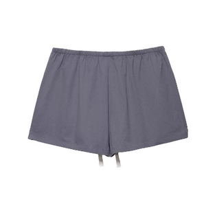 Women's dark gray casual hooded jacket and cargo skort set with elastic waist shorts