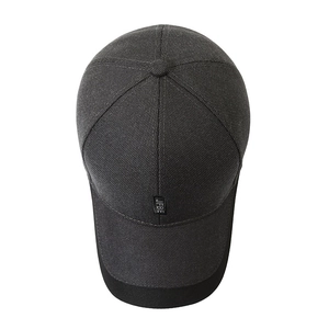 Casquette de baseball grise pour homme avec logo JFBE brodé et textile respirant
