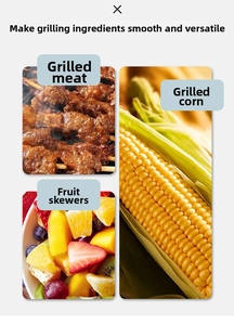 Versatile stainless steel corn holders used for BBQ meat, grilled corn, and fresh fruit