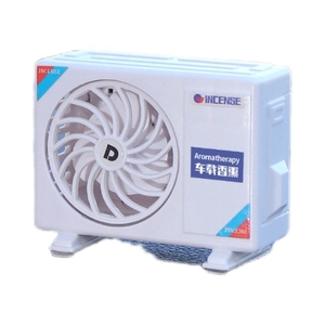 Mini car air conditioner model aromatherapy diffuser in white for vent decoration
