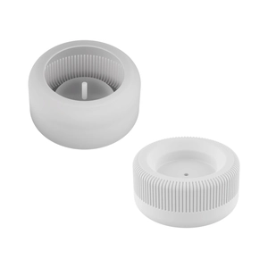 Striped striped plate silicone mold for incense tray and candle cup making