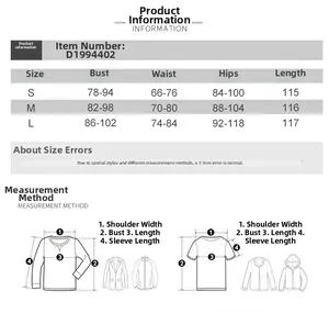 Guide des tailles pour robe moulante femme avec mesures S, M, L en centimètres