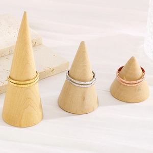 Three geometric 18k gold plated stainless steel open rings in gold, silver, and rose gold