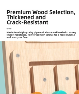 Close-up of premium basswood plywood material with reinforced screw construction detail