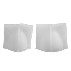 L-shaped translucent white silicone corner guards for furniture edge protection