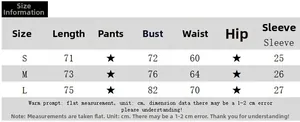 Detailed size chart for lace bodysuit with length, bust, waist, and sleeve measurements