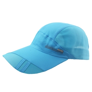 Casquette de baseball bleu ciel légère à séchage rapide avec maille respirante